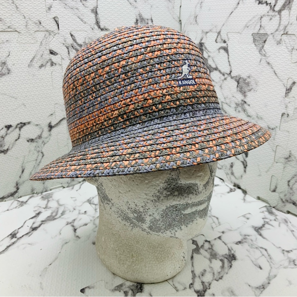 Kangol Braid Gray | Orange | Purple Casual Bucket Hat